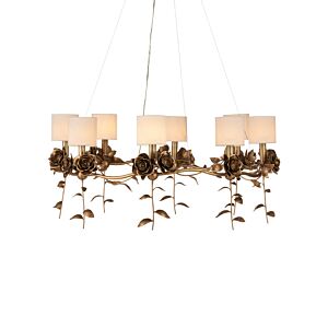 Rosabel  Chandelier in Antique Brass by Currey and Company