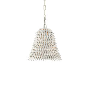 Overlay  Pendant in White by Currey and Company