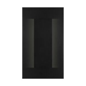 Aspen LED Outdoor Wall Mount in Black by Visual Comfort Modern