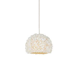 Virtu  Pendant in Natural by Currey and Company