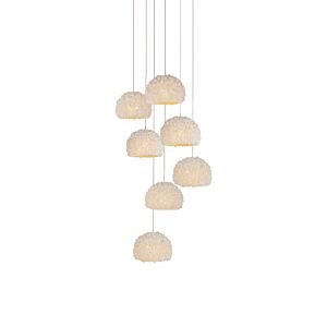 Virtu  Pendant in Natural by Currey and Company