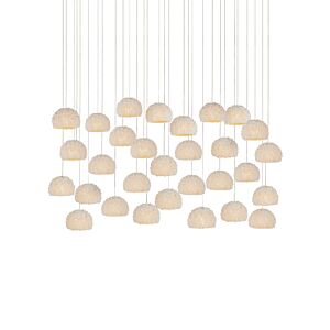 Virtu 30 Light Pendant in Natural by Currey and Company