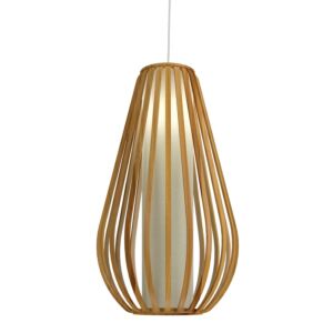 Balloon 1-Light Pendant in Teak