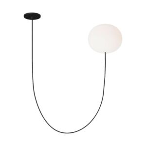 Helium LED Chandelier in Matte Black by Visual Comfort Modern