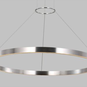 Fiama 1-Light LED Chandelier in Satin Nickel