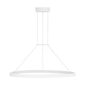 Fiama 1-Light LED Chandelier in Matte White