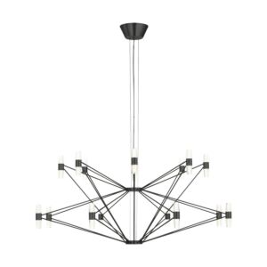 Lassell LED Chandelier in Dark Bronze by Visual Comfort Modern