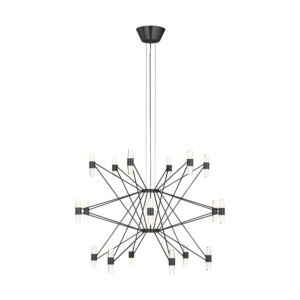 Lassell LED Chandelier in Dark Bronze by Visual Comfort Modern