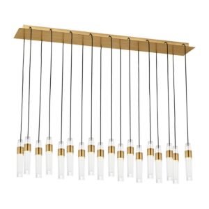 Lassell LED Chandelier in Nightshade Black by Visual Comfort Modern