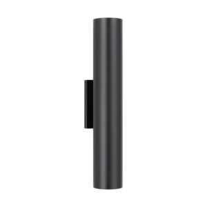 Pressa LED Outdoor Wall Mount in Black by Visual Comfort Modern