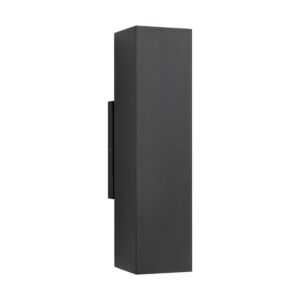 Pressa LED Outdoor Wall Mount in Black by Visual Comfort Modern