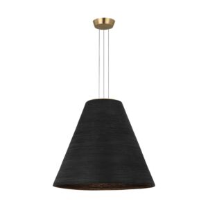 Karam LED Pendant in Natural Brass by Visual Comfort Modern