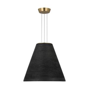 Karam LED Pendant in Natural Brass by Visual Comfort Modern