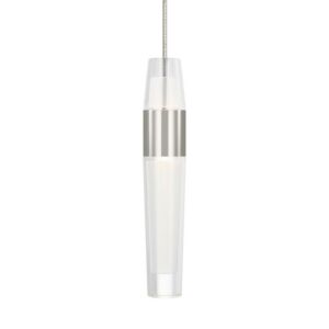 Lassell LED Pendant in Polished Nickel by Visual Comfort Modern