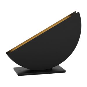 Bau 1-Light LED Table Lamp in Nightshade Black