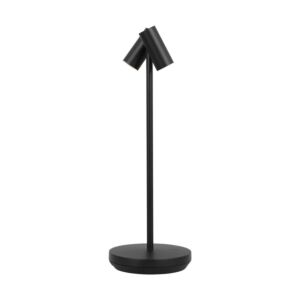 Doppia 1-Light LED Table Lamp in Black