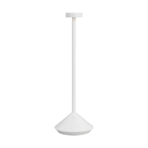 Moneta LED Table Lamp in Matte White by Visual Comfort Modern