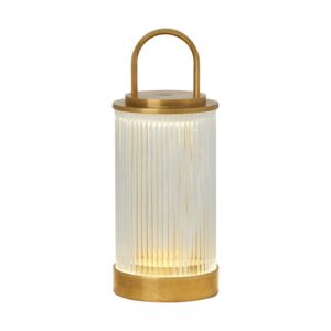 Tawa LED Table Lamp in Natural Brass by Visual Comfort Modern