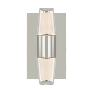 Lassell LED Wall Sconce in Polished Nickel by Visual Comfort Modern