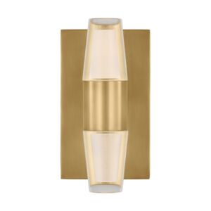 Lassell LED Wall Sconce in Natural Brass by Visual Comfort Modern