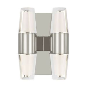 Lassell LED Wall Sconce in Polished Nickel by Visual Comfort Modern