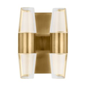 Lassell LED Wall Sconce in Natural Brass by Visual Comfort Modern