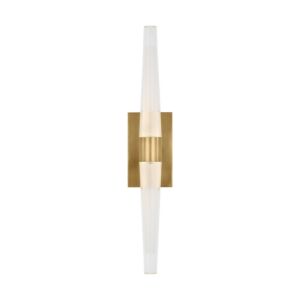 Lassell LED Wall Sconce in Natural Brass by Visual Comfort Modern