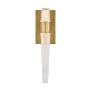 Lassell LED Wall Sconce in Natural Brass by Visual Comfort Modern