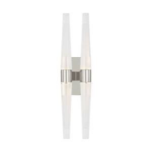 Lassell LED Wall Sconce in Polished Nickel by Visual Comfort Modern