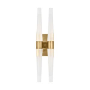 Lassell LED Wall Sconce in Natural Brass by Visual Comfort Modern