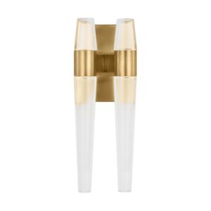 Lassell LED Wall Sconce in Natural Brass by Visual Comfort Modern