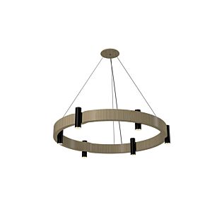 Flow 12-Light Pendant in Sand