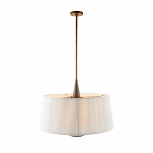 Middlebury Six Light Pendant in GraphiteGraphiteHeritage Brass by Arteriors