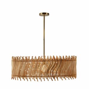 Cabrera One Light Pendant in NaturalAntique Brass by Arteriors