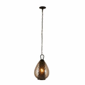 Eureka One Light Pendant in SmokeBronze by Arteriors