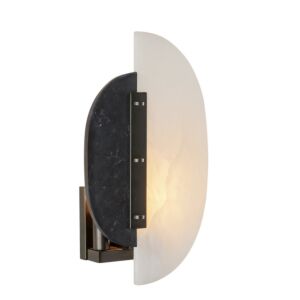 Kianna Two Light Wall Sconce in WhiteBlackEnglish Bronze by Arteriors