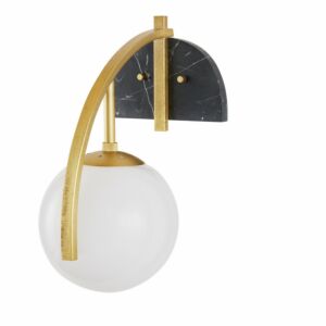 Dipper One Light Wall Sconce in OpalAntique BrassBlack by Arteriors