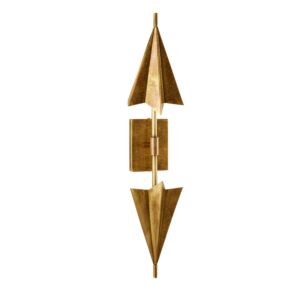 Canary Two Light Wall Sconce in Antique Brass by Arteriors