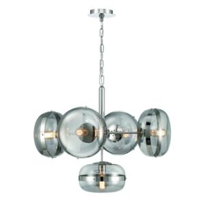 Nottingham  Chandelier in Nickel by Eurofase