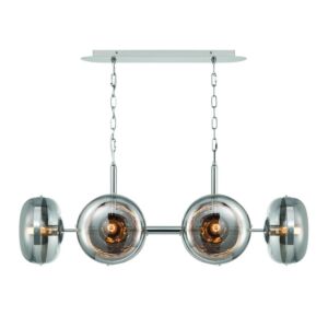 Nottingham  Chandelier in Nickel by Eurofase