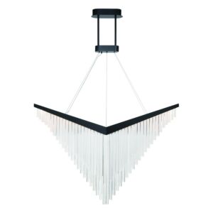 Vivien LED Chandelier in Black by Eurofase