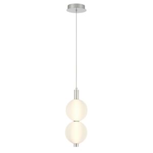 Palmas LED Pendant in Nickel by Eurofase