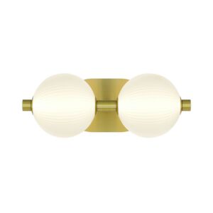 Palmas LED Bathroom Vanity Light in Gold by Eurofase