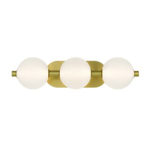 Palmas LED Bathroom Vanity Light in Gold by Eurofase