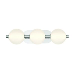 Palmas 3-Light LED Bathroom Vanity Light in Nickel