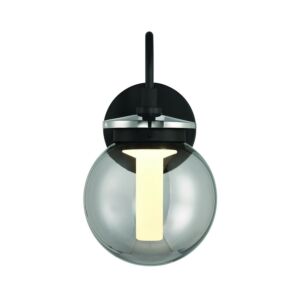 Caswell LED Wall Sconce in Black by Eurofase