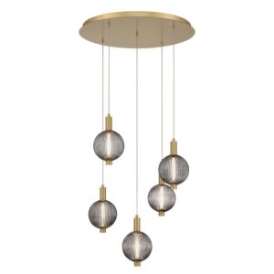 Palmas LED Pendant in Gold by Eurofase