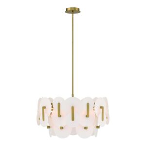 Nuvola LED Chandelier in Gold by Eurofase