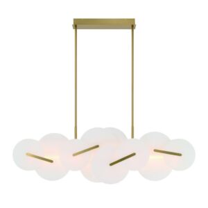 Nuvola LED Chandelier in Gold by Eurofase