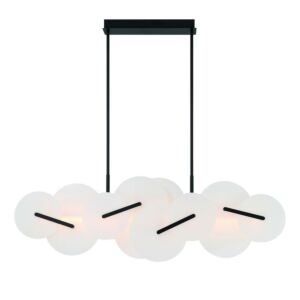 Nuvola LED Chandelier in Black by Eurofase